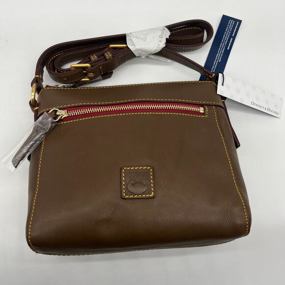 Dooney & Bourke Women Purse Florentine Leather Allison Crossbody Bags Elephant - Picture 14 of 14